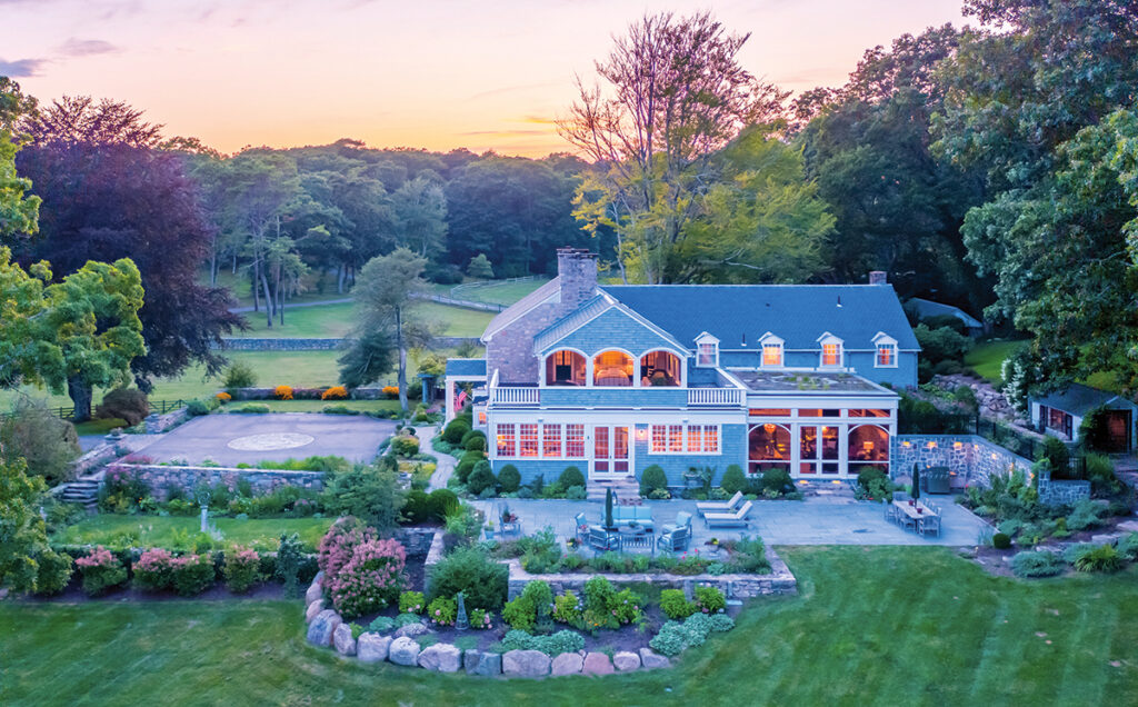6. LOng Pond Farm | 527 Ministerial Road | South Kingstown: Price: $6,595,000 | Buyers: Peter Gabriele and Alexandra Gabriele | Sellers: Hugh Weidinger, Catherine Gruhler and Jessica Weidinger, as part of The Weidinger Family Trust | Broker(s): Mott & Chace Sotheby’s International Realty (seller), Berkshire Hathaway Home Services New England Properties (buyer) | Year built: 1929 | Bathrooms: 4 full, 2 half | Bedrooms: 8 | Living space: 6,364 square feet | Previous price: Sold for $2,400,000 in 2008 / COURTESY MOTT & CHACE SOTHEBY’S INTERNATIONAL REALTY