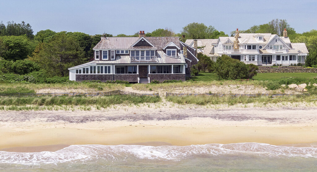 4. 648-A West Beach Road | Charlestown: Price: $9,500,000 | Buyers: David H. and Tracy L. Overbeeke | Seller: Kimberley S. Connolly Revocable Trust | Broker(s): Lila Delman Compass (seller and buyer) | Year built: 1995 | Bathrooms: 5 full, 1 half | Bedrooms: 5 | Living space: 3,996 square feet | Previous price: Sold for $6,500,000 in 2020 / COURTESY LILA DELMAN COMPASS