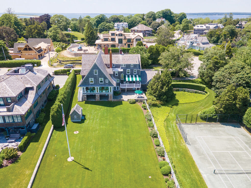 3. 8 Westerly Road | Westerly: Price: $9,950,000 | Buyers: Christopher B. Combe and Christina Van Munching | Seller: A trustee of Penelope Kelly | Broker(s): Mott & Chace Sotheby’s International Realty (seller and buyer) | Year built: 1899 | Bathrooms: 6 full, 1 half | Bedrooms: 9 | Living space: 5,525 square feet | Previous price: NA / COURTESY MOTT & CHACE SOTHEBY’S INTERNATIONAL REALTY
