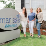 SOURCES OF COMFORT: Marisa Head, center, has built her North Attleborough business Marisa’s Skin Care LLC in nine years with the help of her two daughters, Stephanie Howard, left, and Rachel Howard.  COURTESY JESSIE WYMAN PHOTOGRAPHY