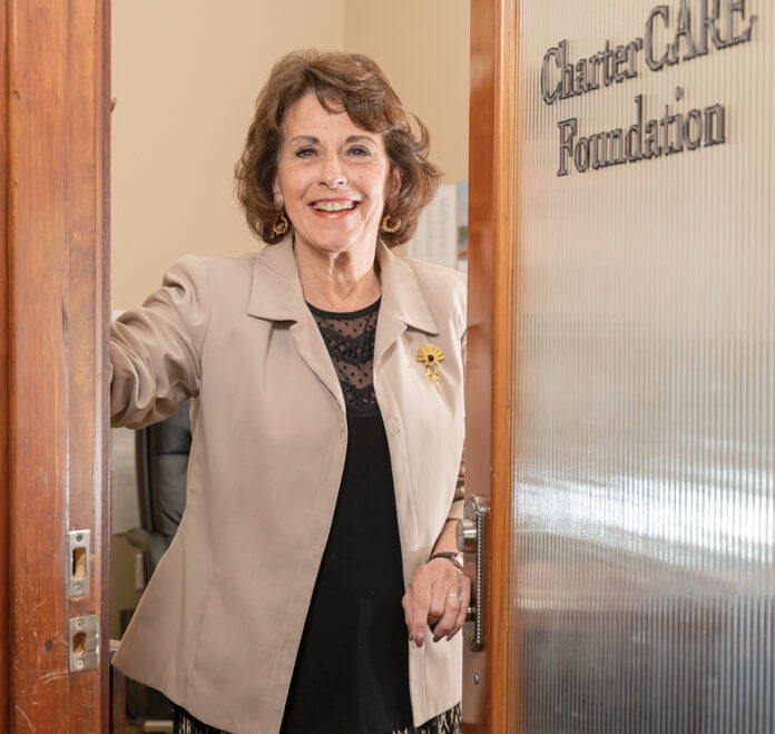 CHANGE OF PACE: Paula Iacono, executive director of the Chartercare Foundation, originally wanted to be a journalist, but her career path changed when she began helping the alumni council at Bryant University.  PBN PHOTO/DAVID HANSEN